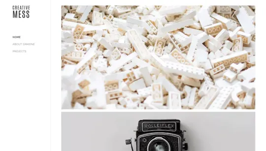 Creative Mess website template preview