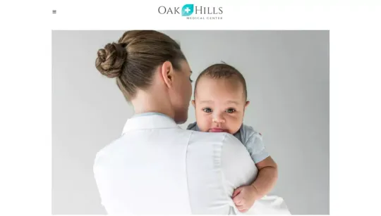Oak Hills website template preview