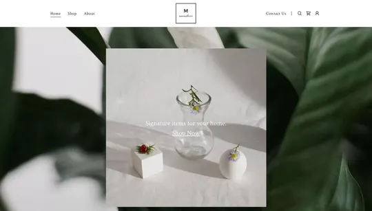 Montserre website template preview