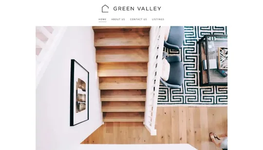 Green Valley website template preview