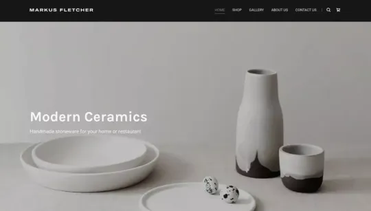 Markus Fletcher website template preview