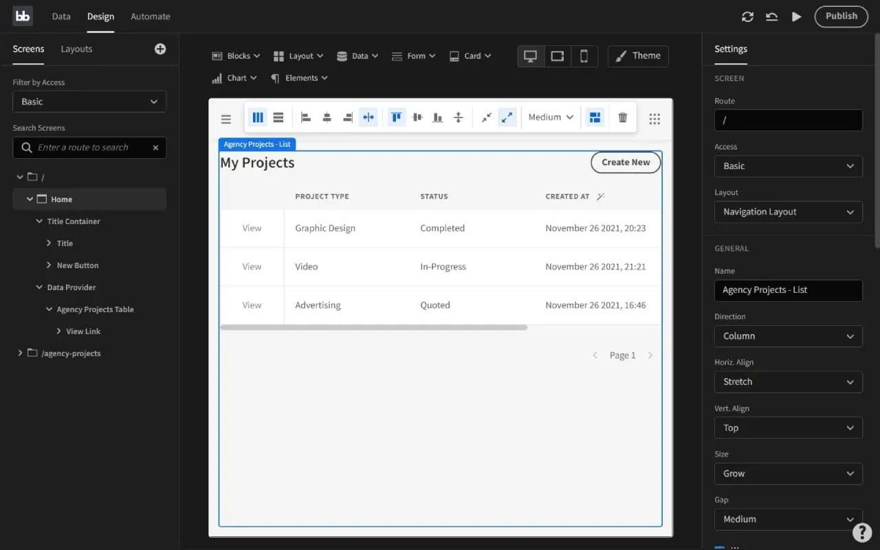 Budibase screenshot 2