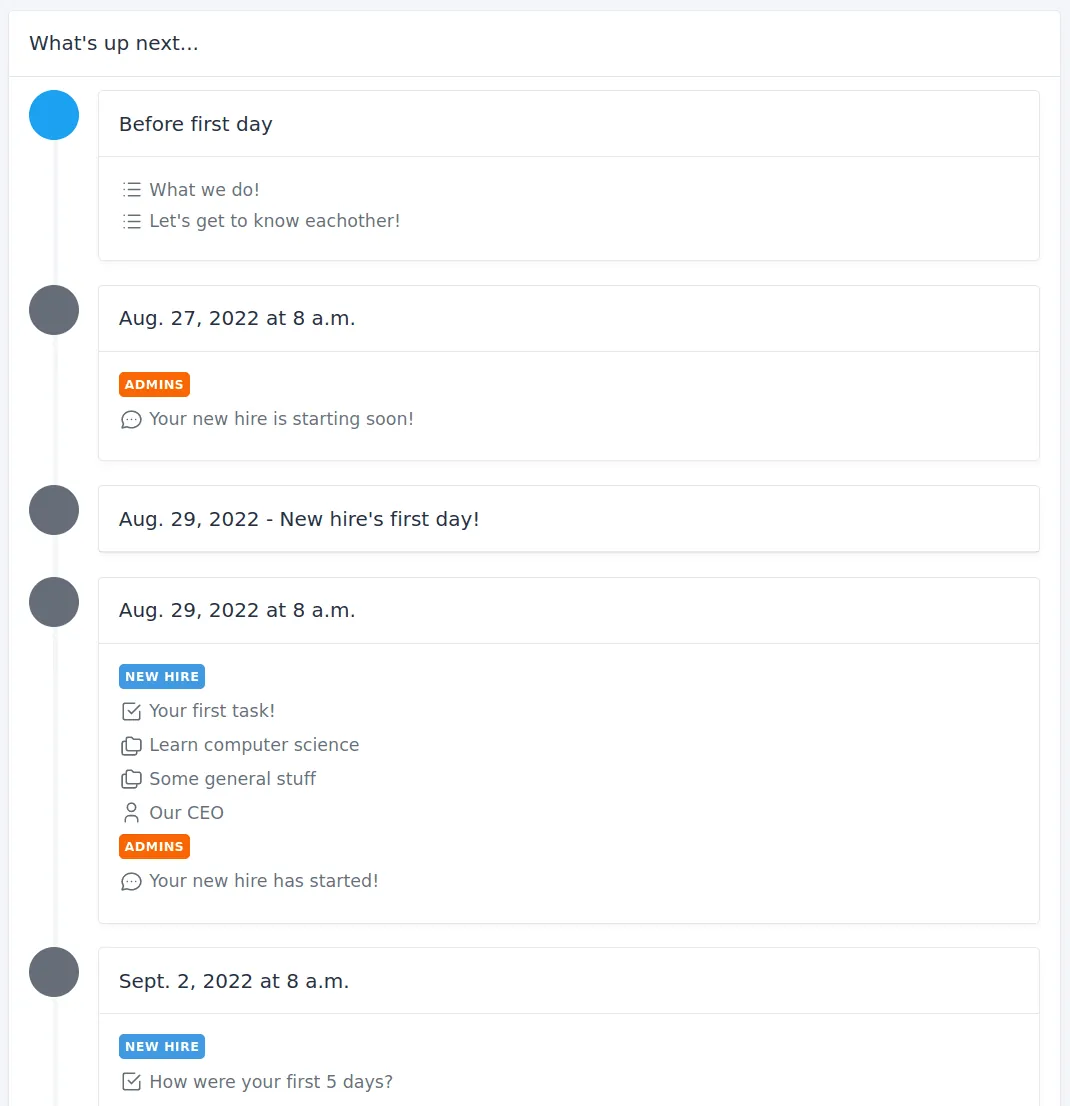 ChiefOnboarding screenshot 2