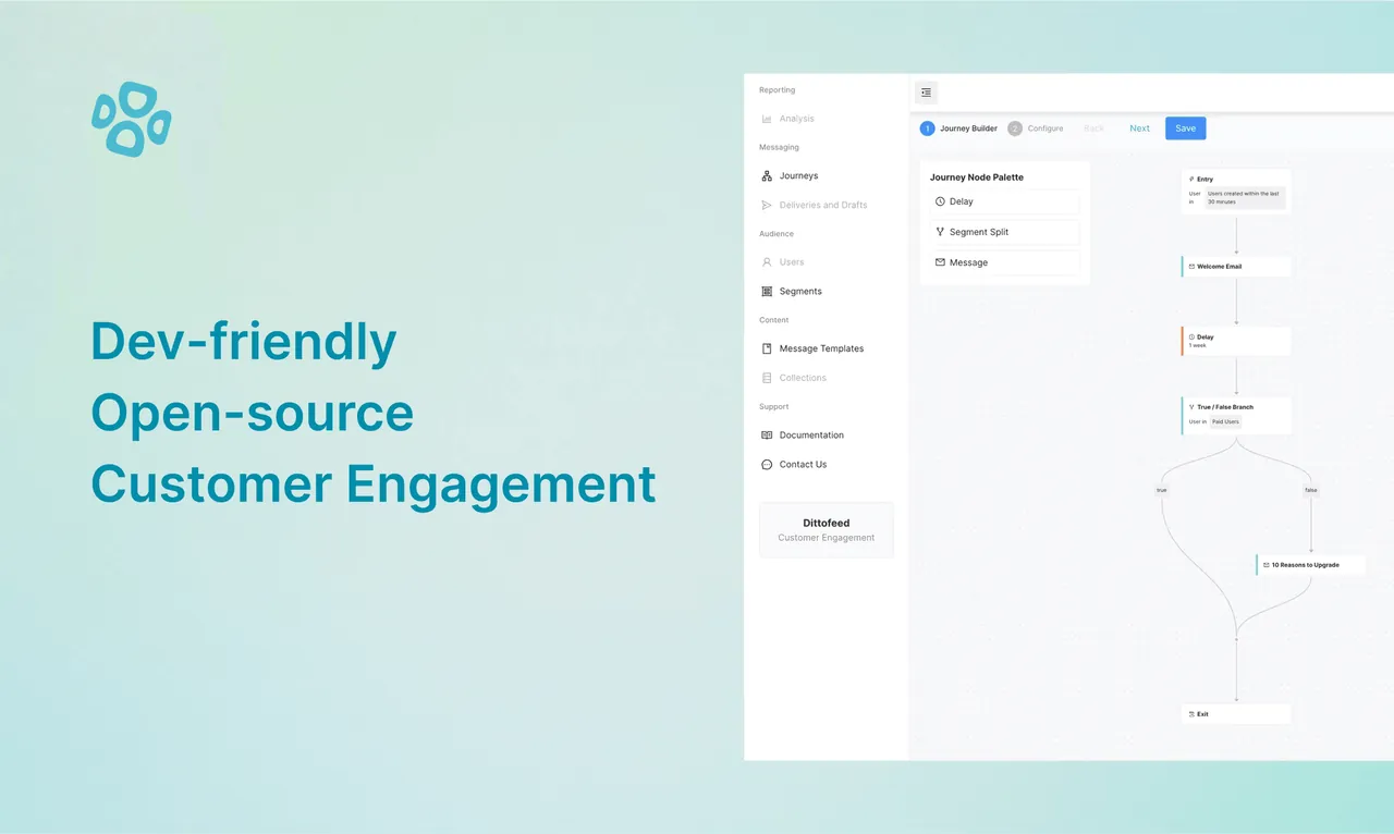 Dittofeed screenshot 2