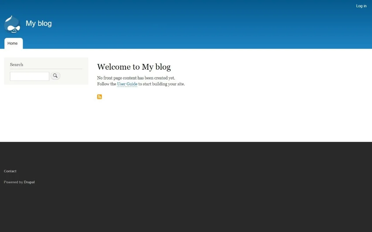 Drupal interface