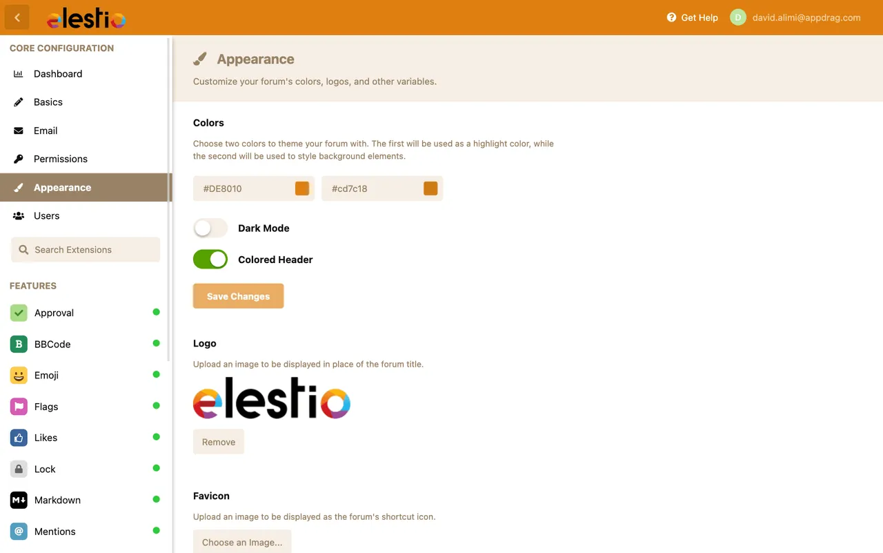Flarum screenshot 2