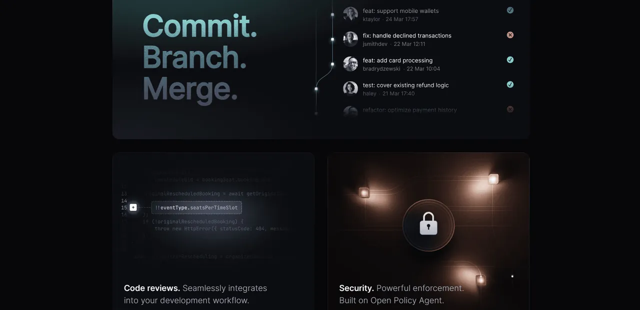 Gitness interface