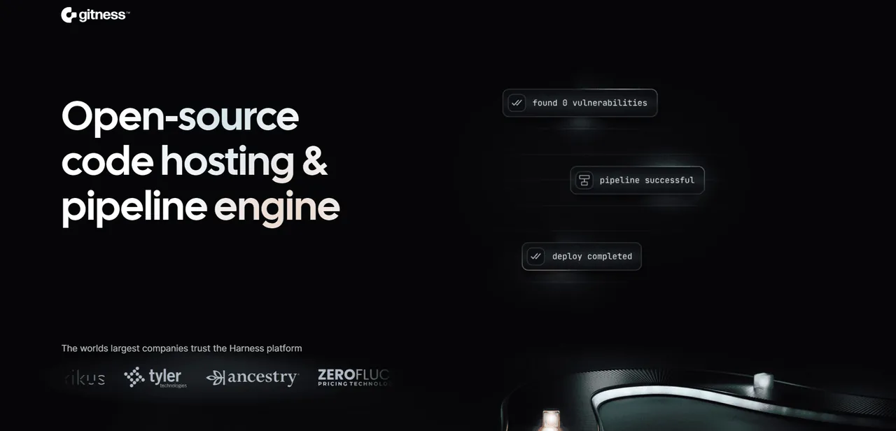 Gitness screenshot 2