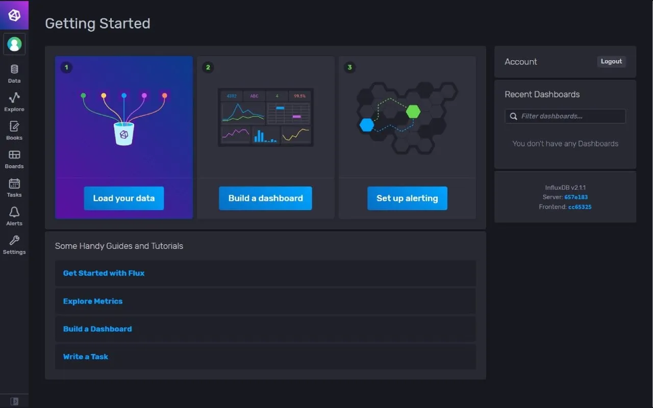 InfluxDB screenshot 2