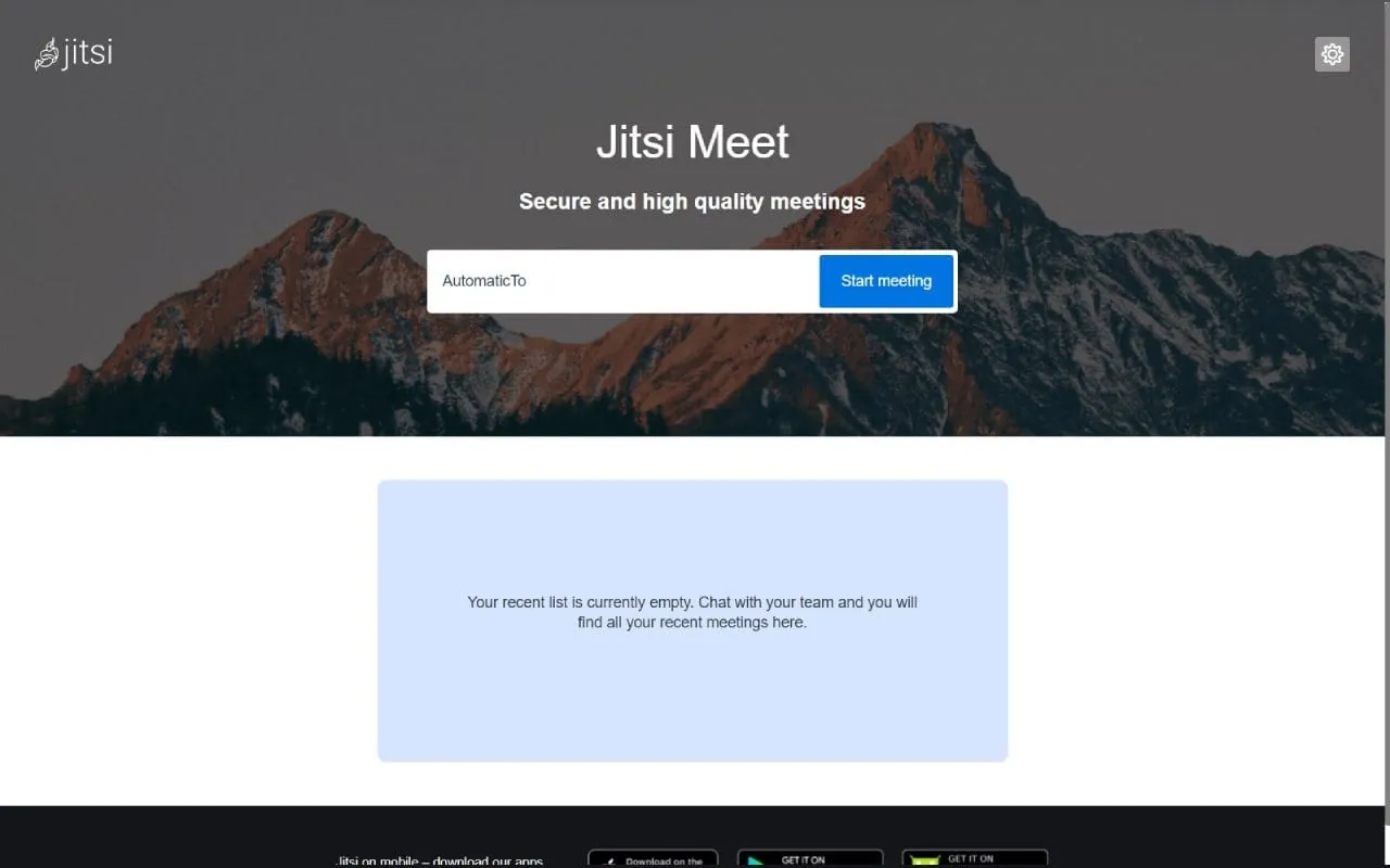 Jitsi screenshot 2