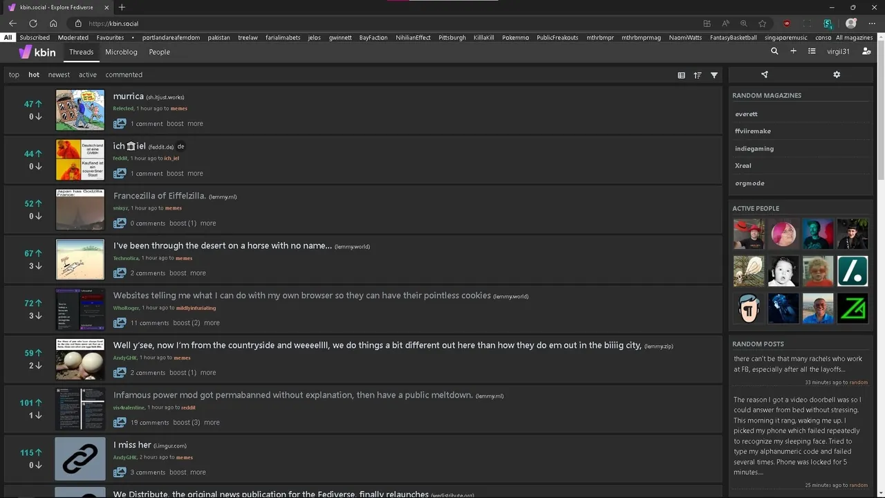 KBIN screenshot 2