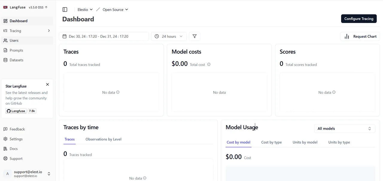 Langfuse screenshot 2