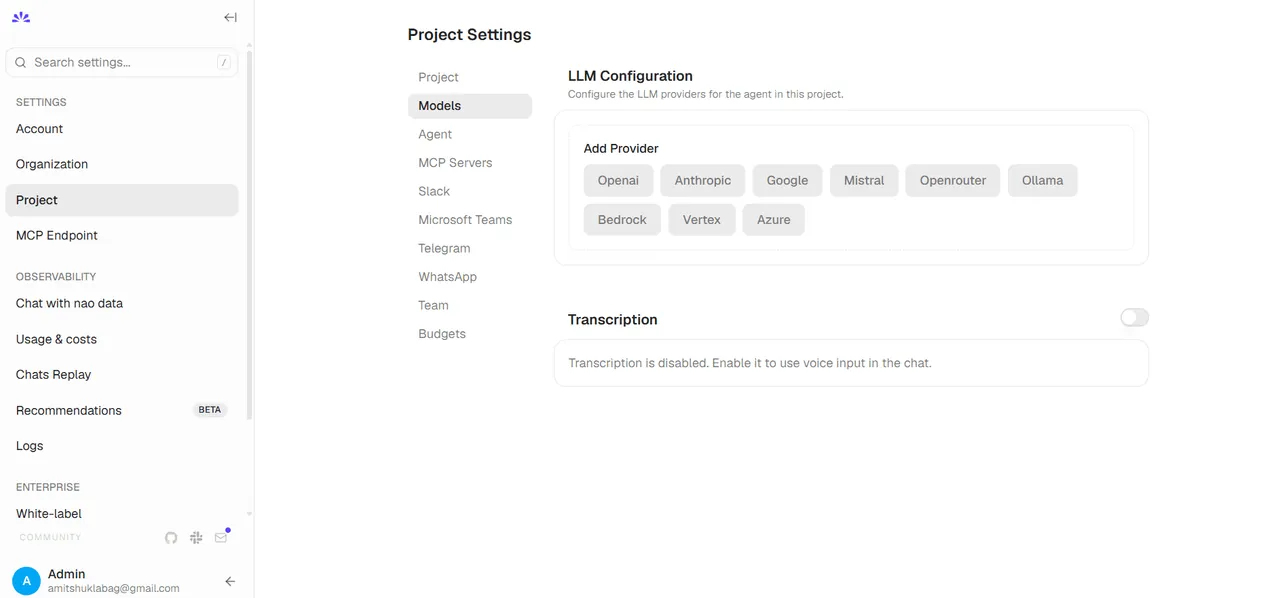 nao interface