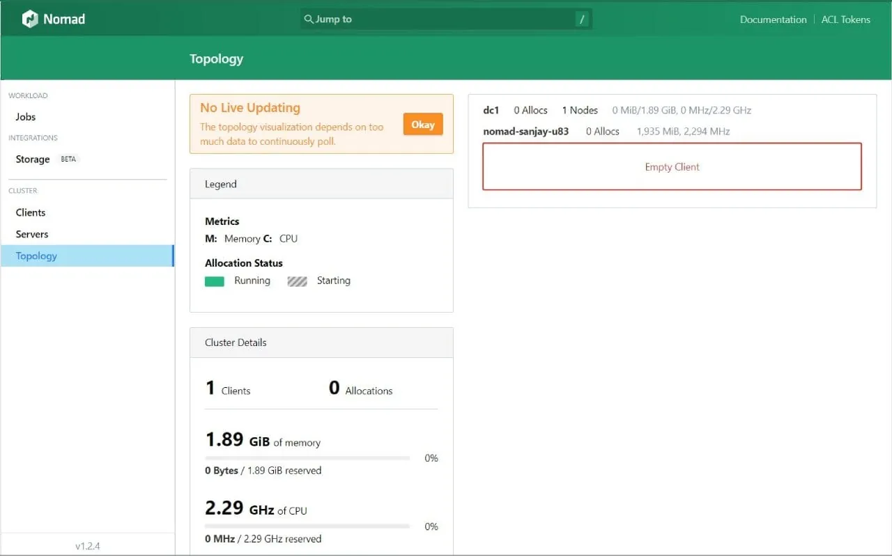 Nomad interface