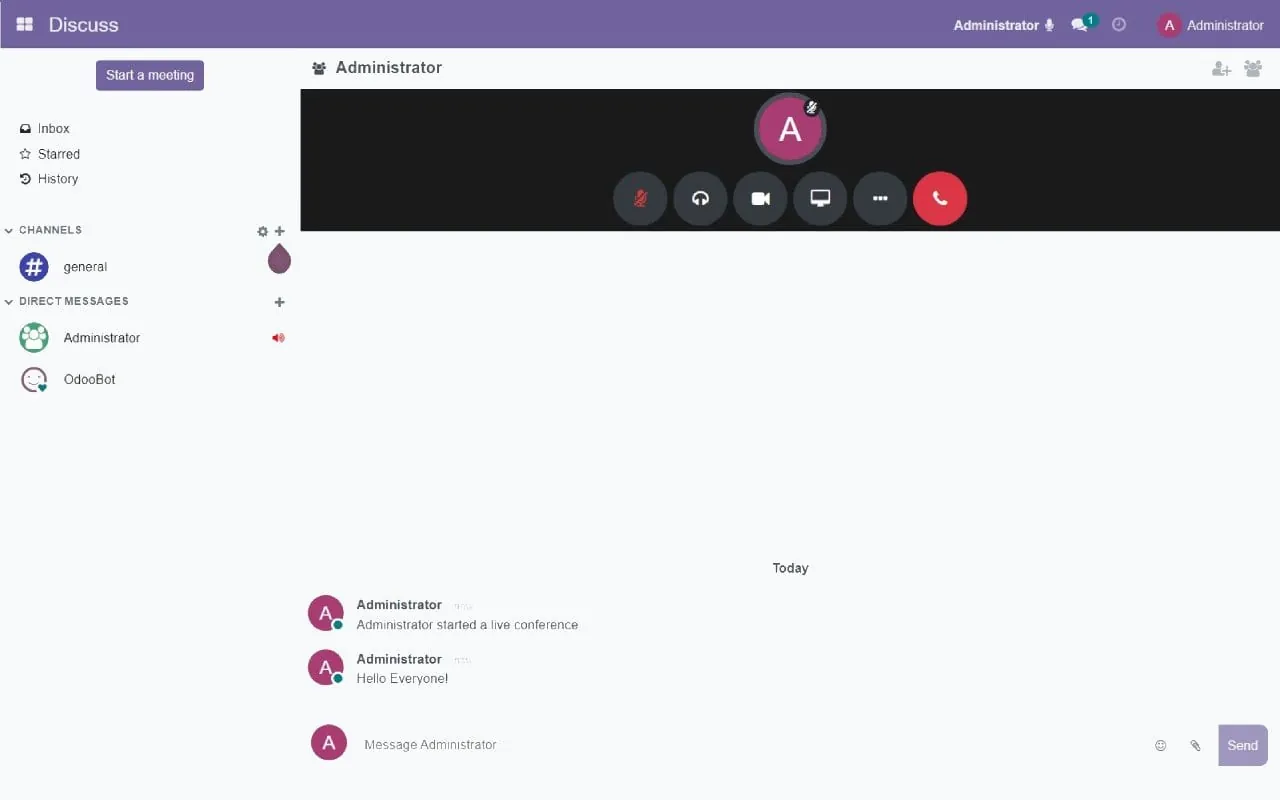 Odoo screenshot 2
