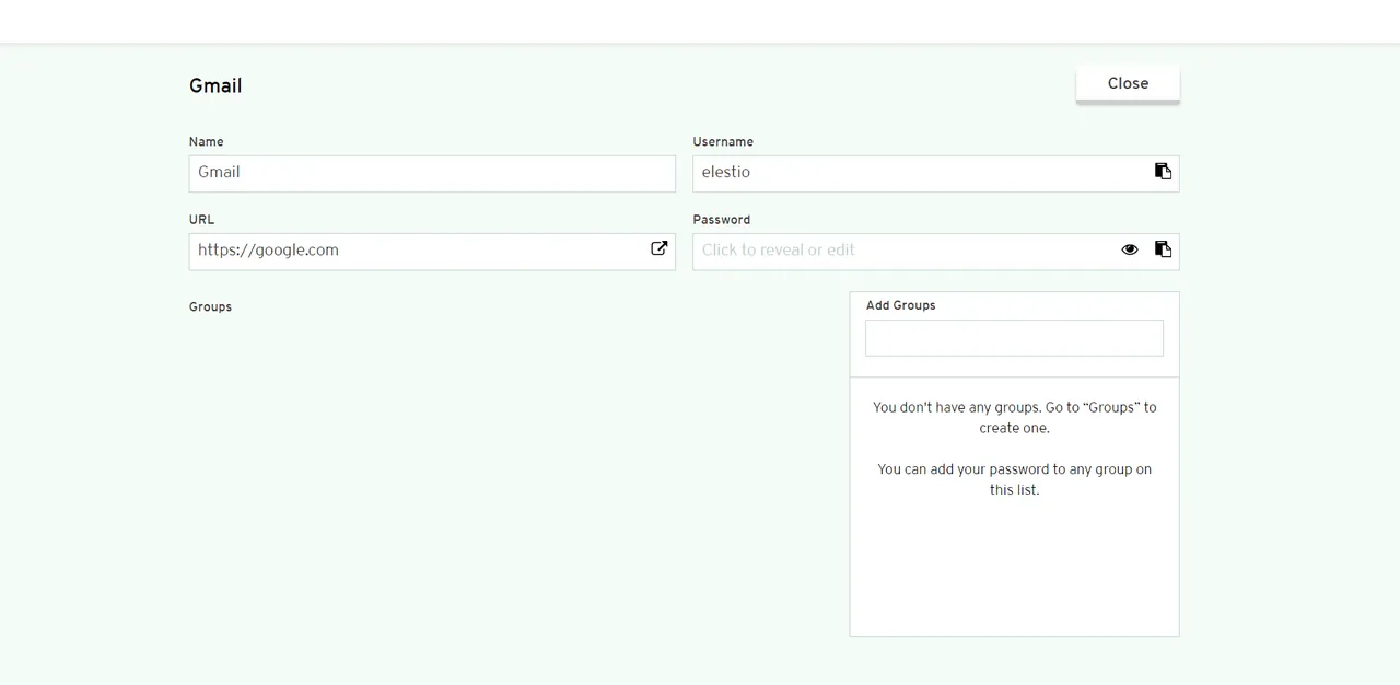 Passit interface