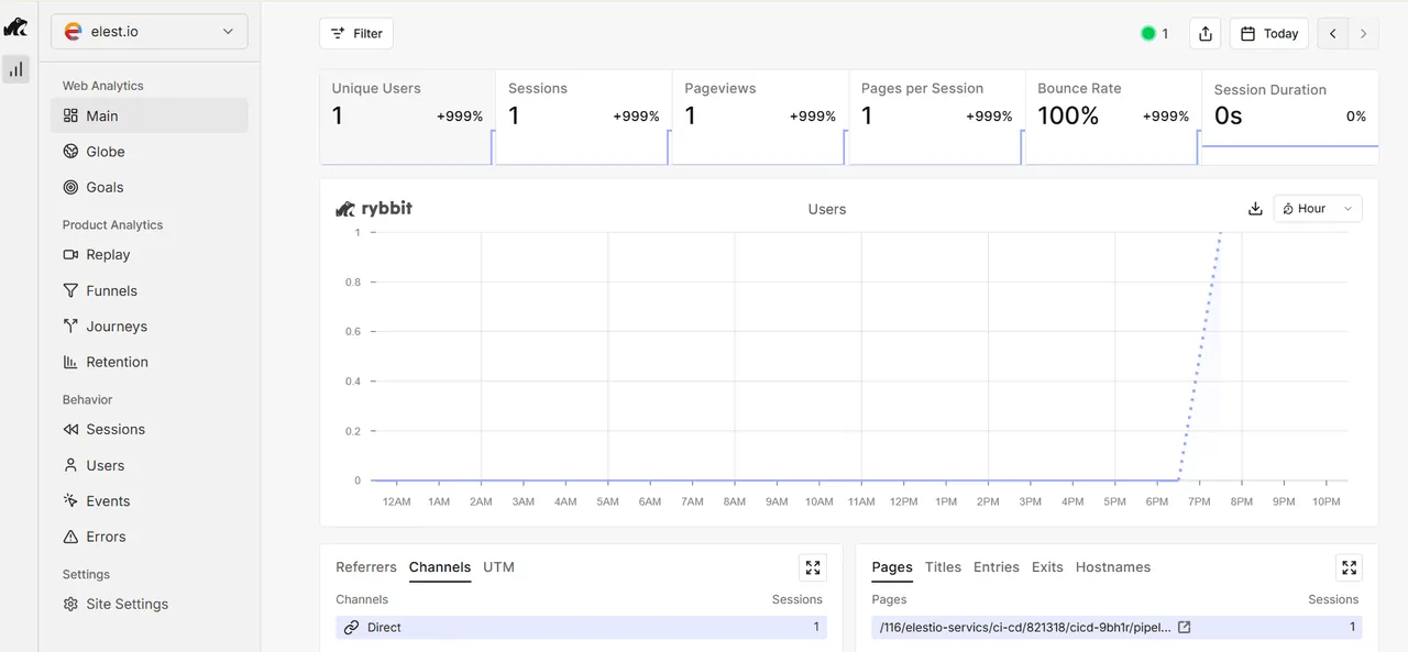 Rybbit screenshot 2