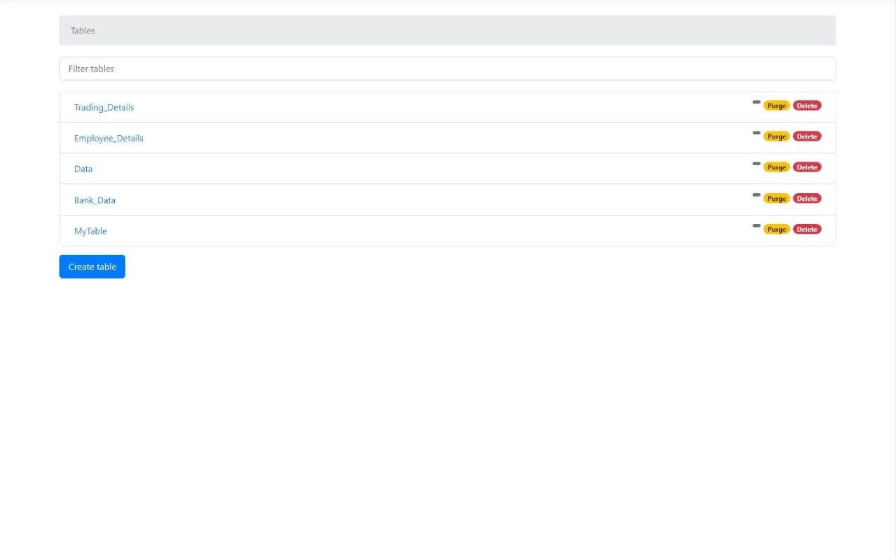ScyllaDB interface