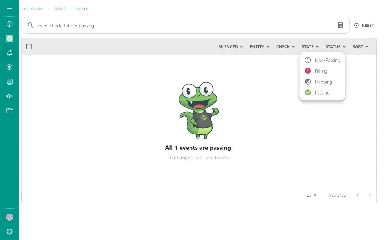 Sensu screenshot 2