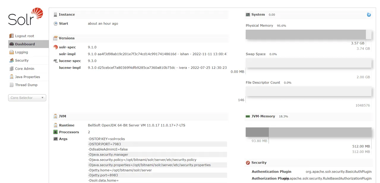 Solr interface