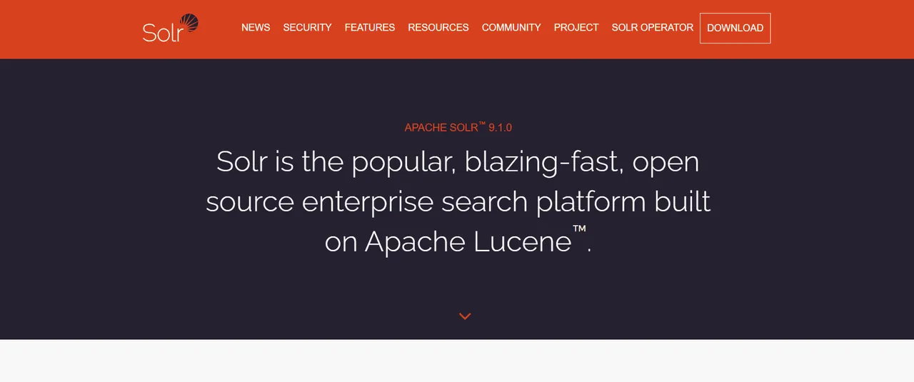 Solr screenshot 2