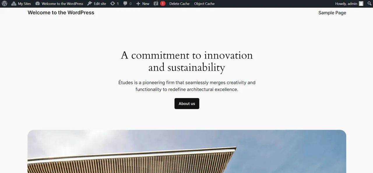 WordPress Multisites interface