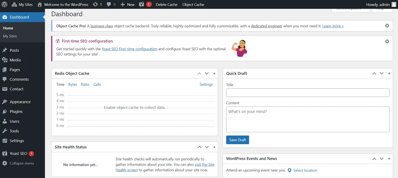 WordPress Multisites screenshot 2